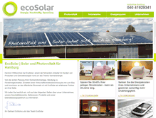 Tablet Screenshot of eco-solar24.de